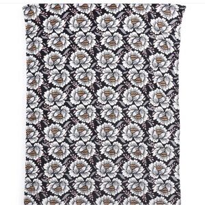 New Vera Bradley Lotus Neutral 
Outlet Essential Throw Blanket Fleece